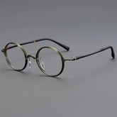 Ono Retro Round TR90 Optical Glasses Frames Round Frames Southood Dark Green